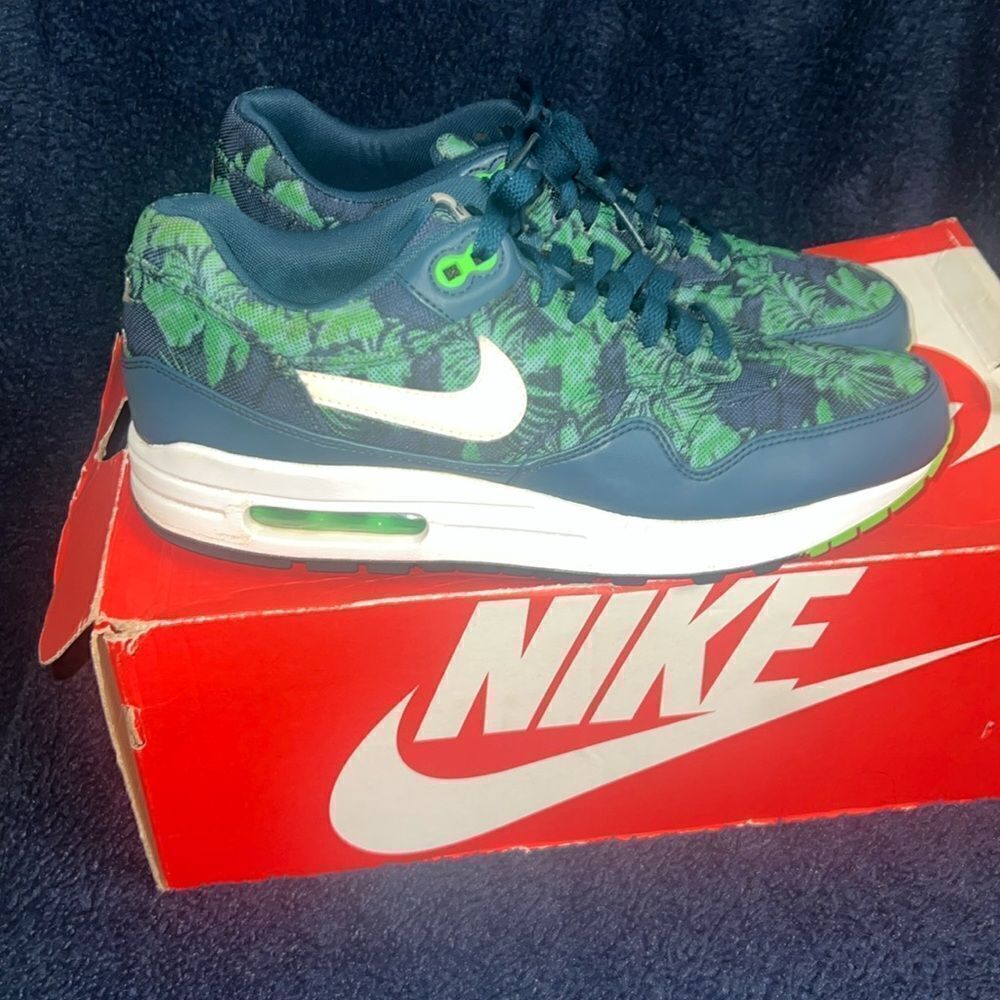 Nike Air Max 1 GPX blue green white